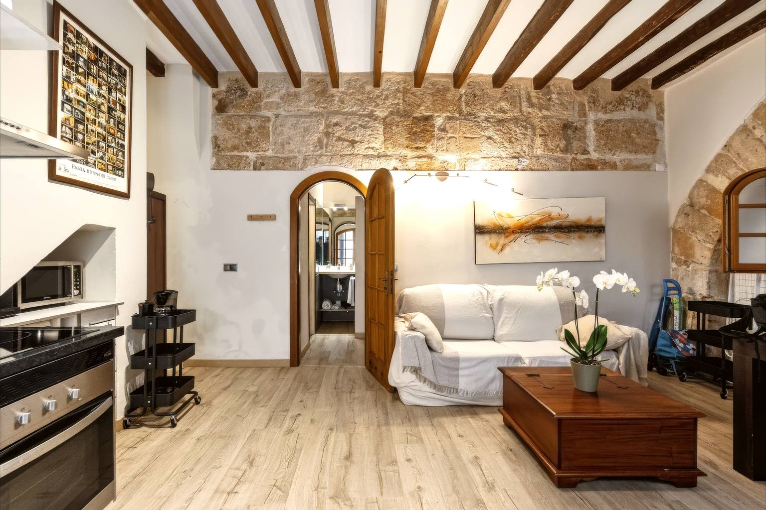 Apartamento histórico con bóveda de piedra en Sa, La Calatrava, Palma de Mallorca, 1