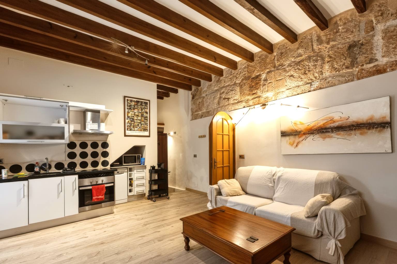 Apartamento histórico con bóveda de piedra en Sa, La Calatrava, Palma de Mallorca, 4
